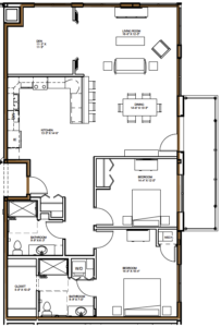 The Landings Independent Living, Batavia, IL, 2 Bedroom Floor Plan