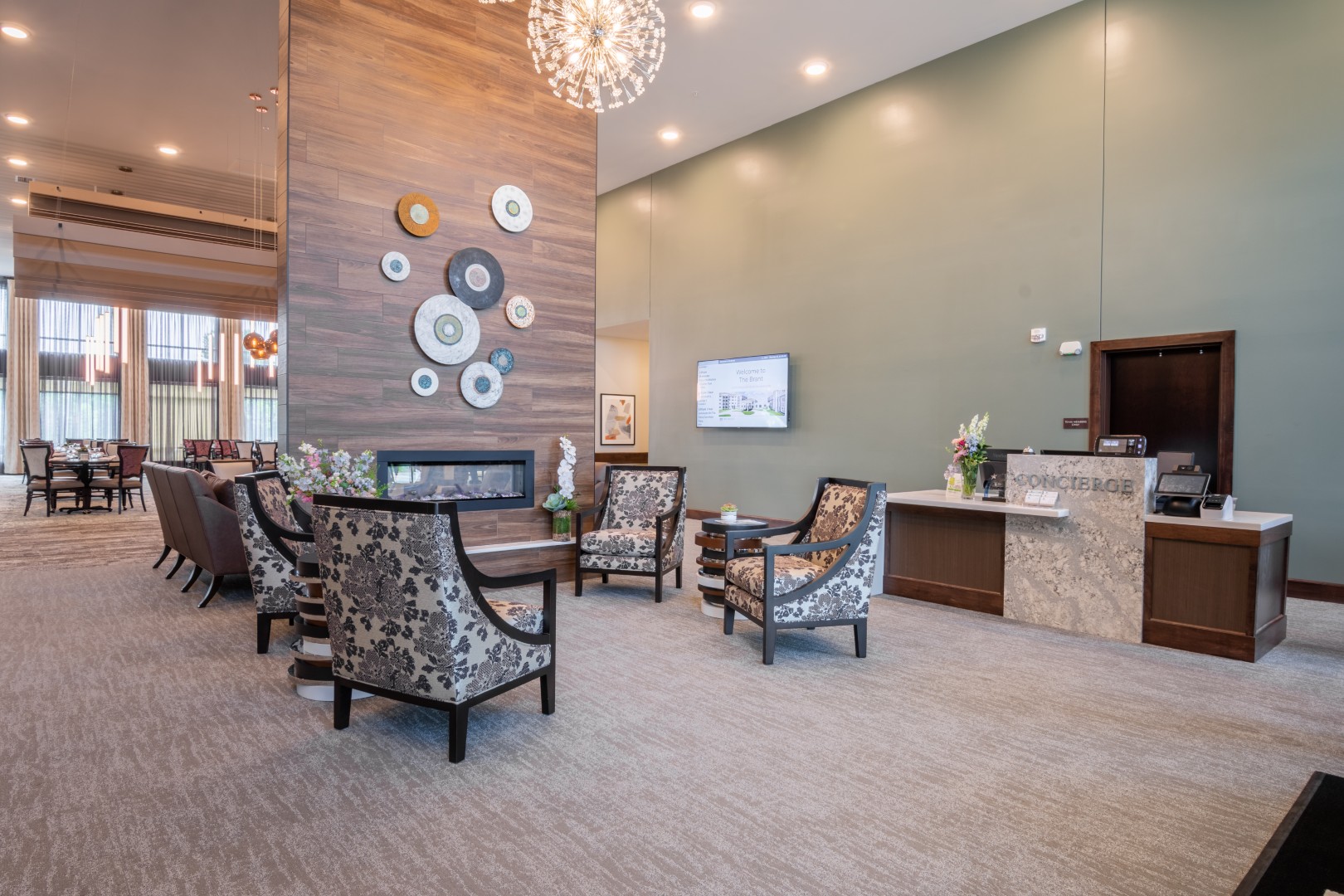 The Brant Senior Living lobby, Gretna, NE, Omaha, NE