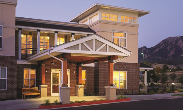 Flatirons Terrace Dial Senior Living - Exterior Entry